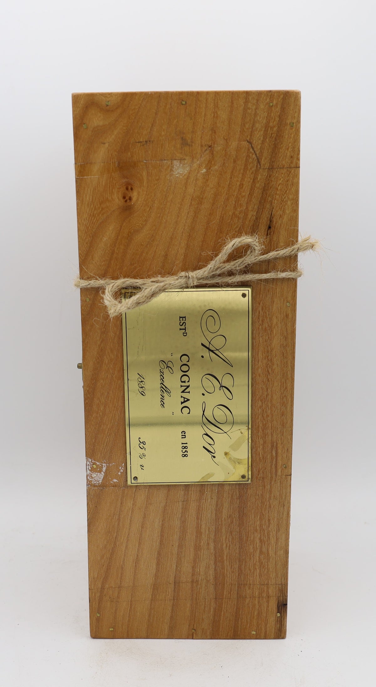 A.E. Dor Cognac – premium French cognac in elegant wooden box, ideal for gifting and collectible edition