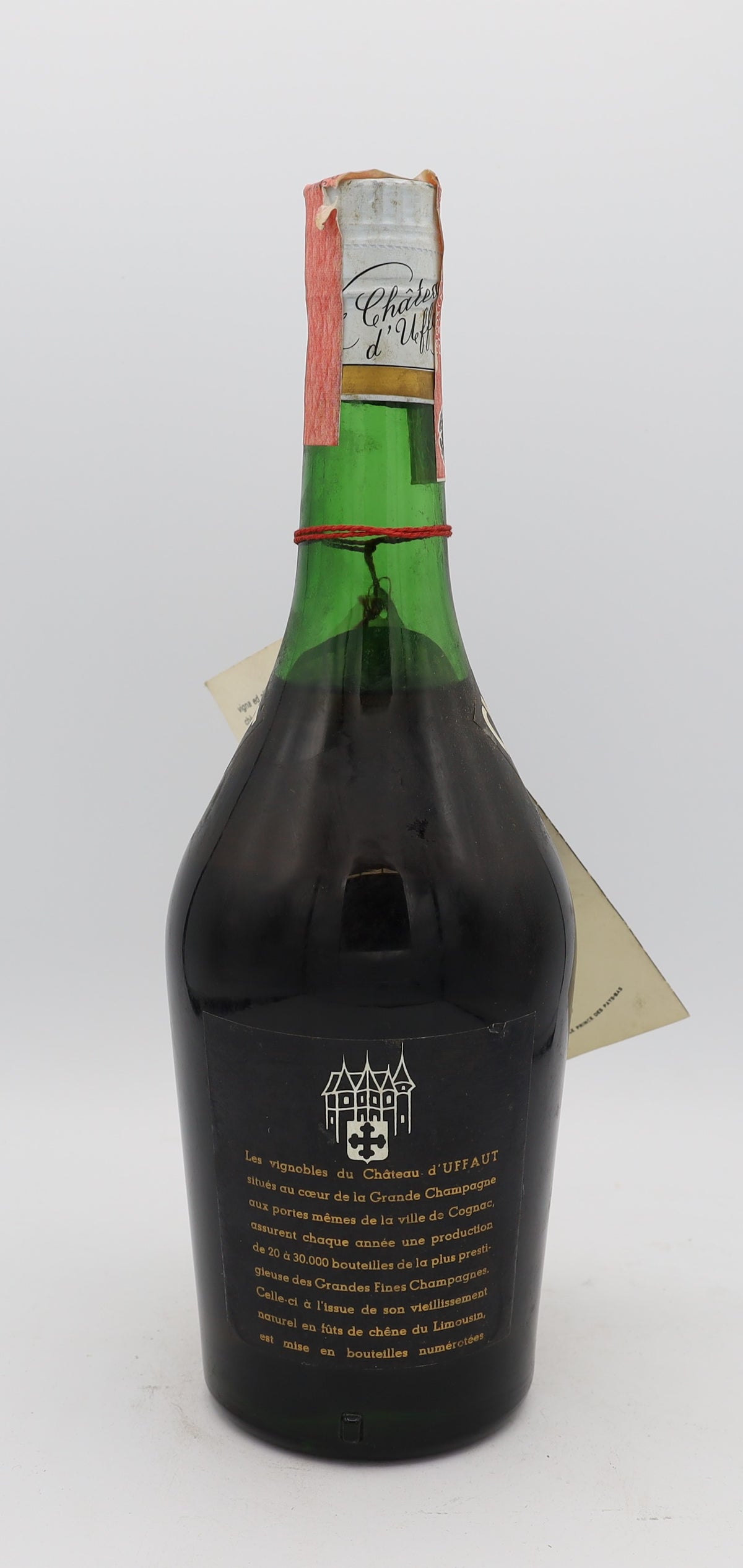 Château D’Uffaut Grande Fine Champagne Cognac – premium aged brandy with rich, smooth flavors, crafted from Fine Champagne eaux-de-vie, ideal for collectors and connoisseurs.