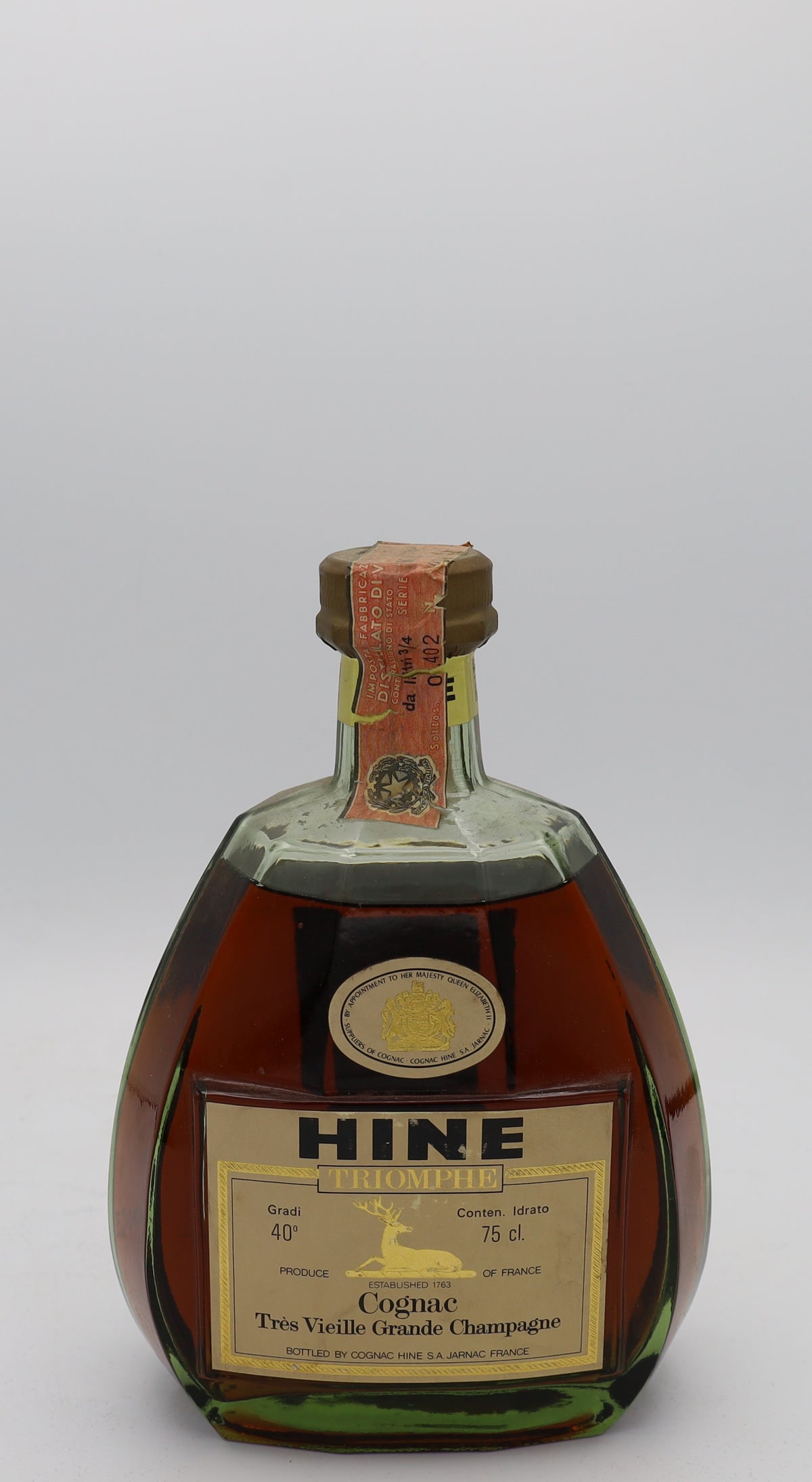 Hine Cognac Triomphe Tres Vieille Grande Champagne 1970