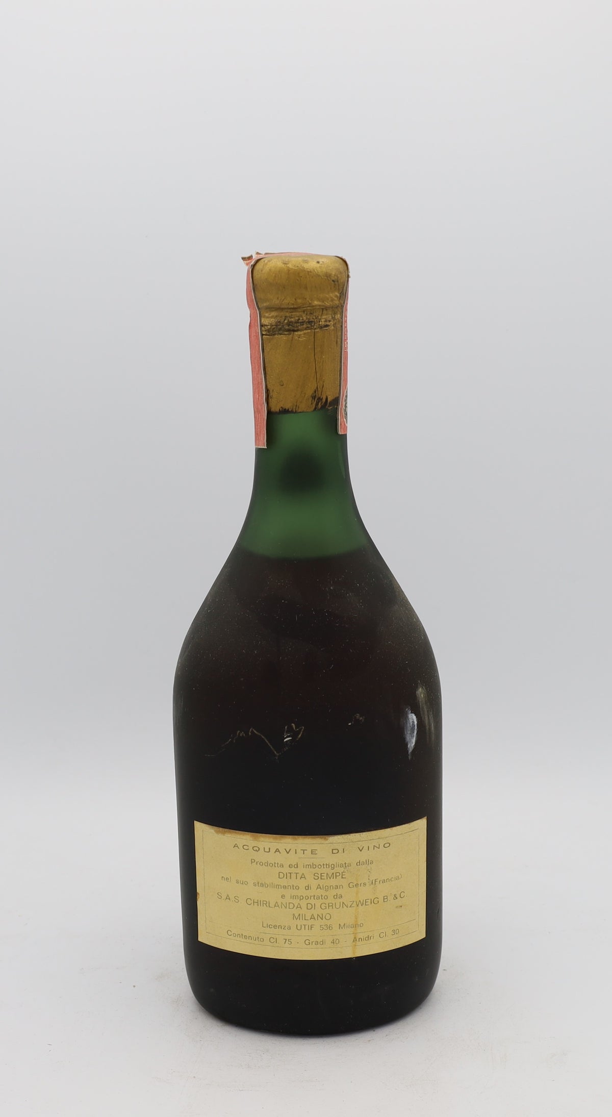 Sempé Armagnac VSOP Vintage 1961 Aignan, Reserved Treasures Club edition – refined aged French brandy with balanced oak and fruit notes.