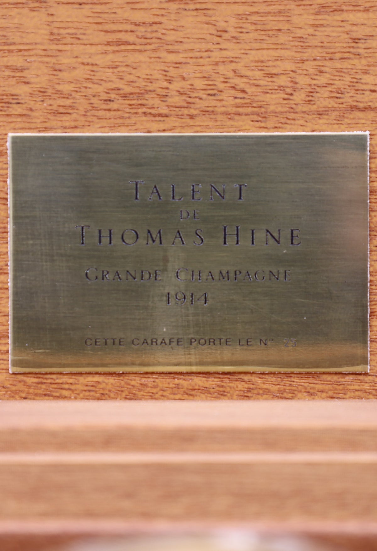 Talent de Thomas Hine Cognac Baccarat 1914 – box