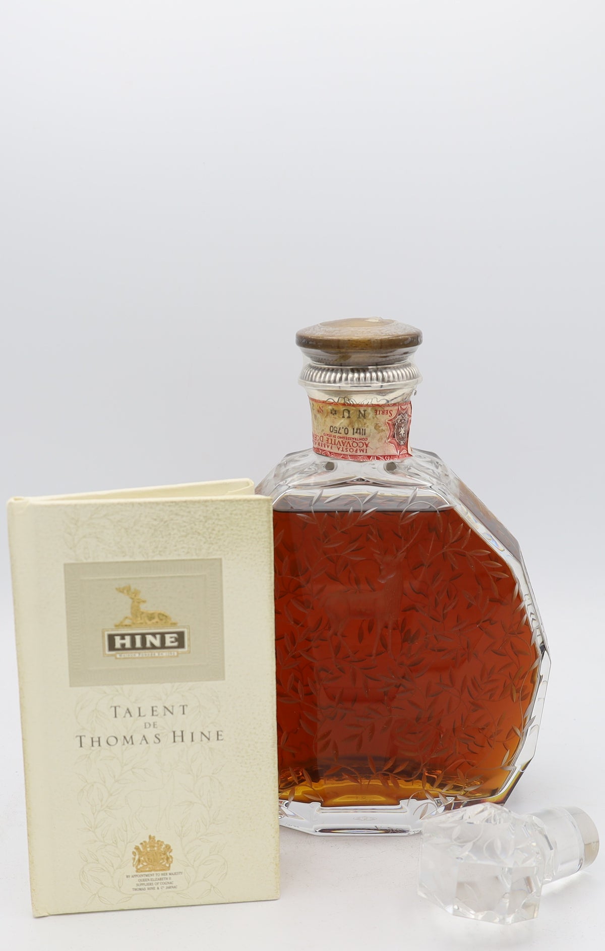 Talent de Thomas Hine Cognac Baccarat 1914 – certificate