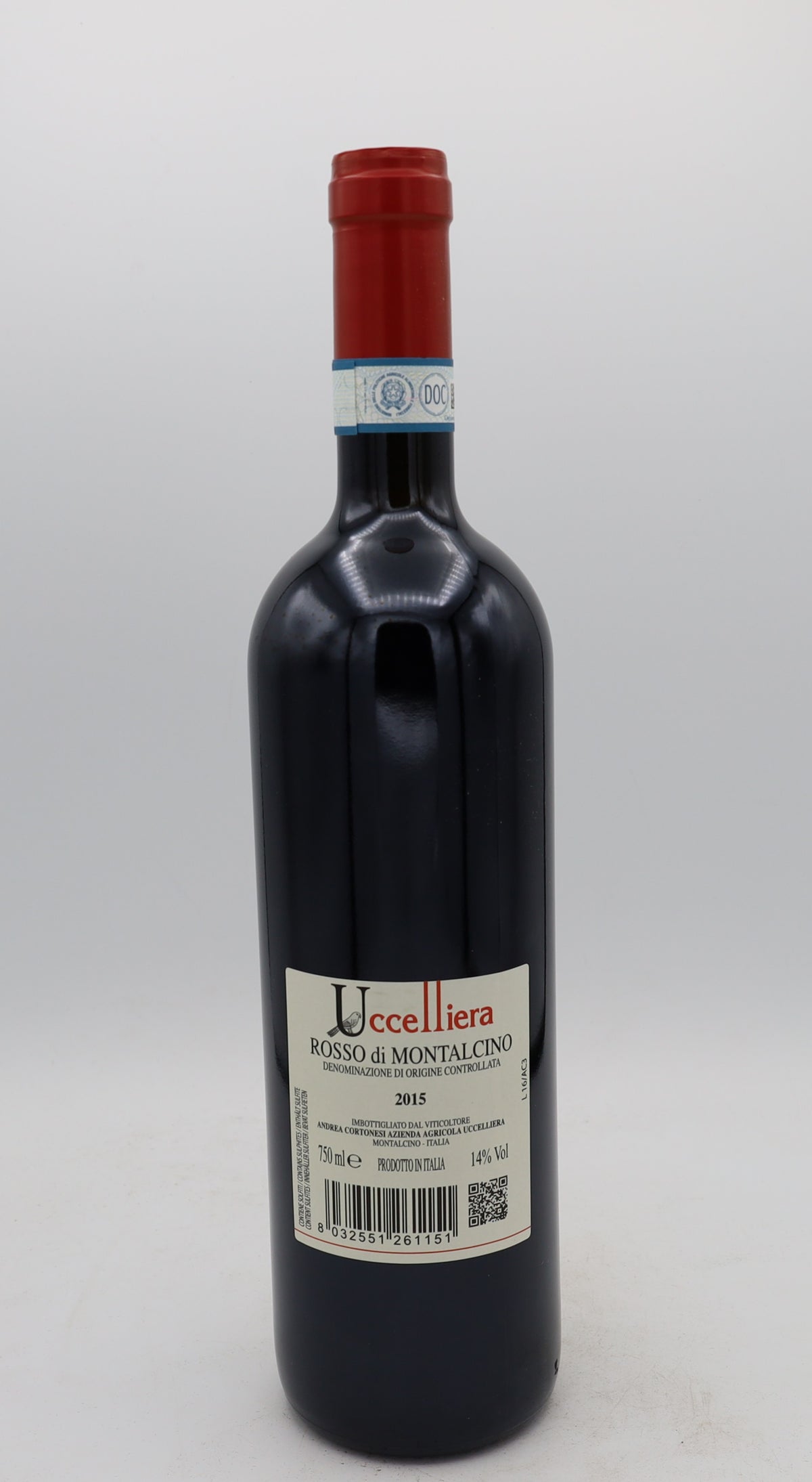 Uccelliera Rosso di Montalcino 2015 DOC red wine from Tuscany Italy