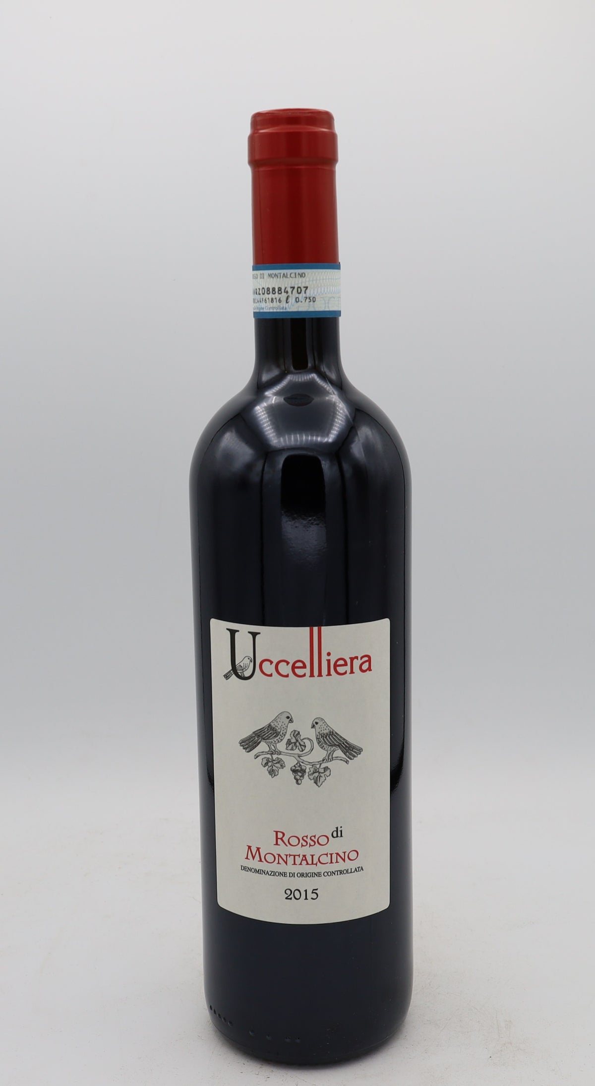 Uccelliera Rosso di Montalcino 2015 DOC red wine from Tuscany Italy