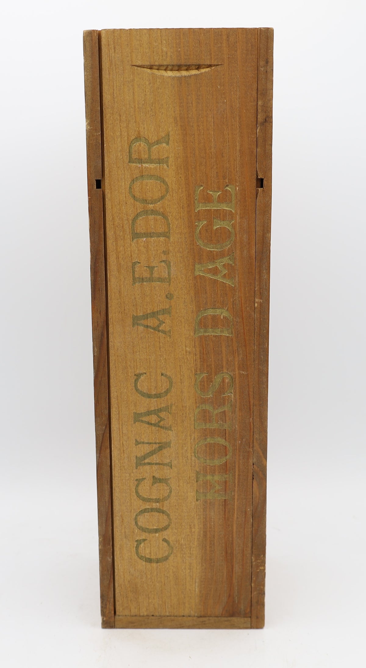 A.E. Dor Cognac – premium French cognac in luxury wooden box, elegant collectible packaging for gifting
