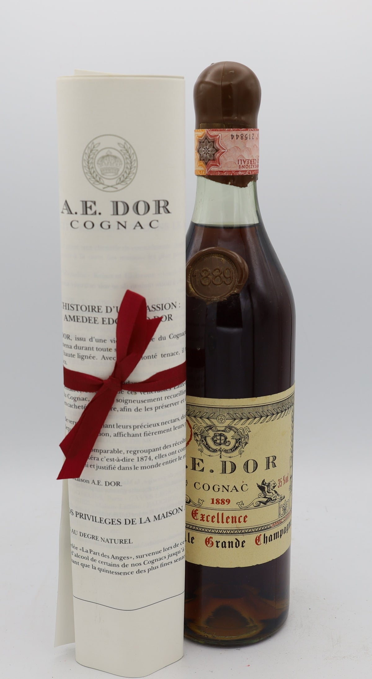 A.E. Dor 1889 Cognac Réserve No.2 Excellence – rare vintage French cognac, premium collectible bottle for connoisseurs