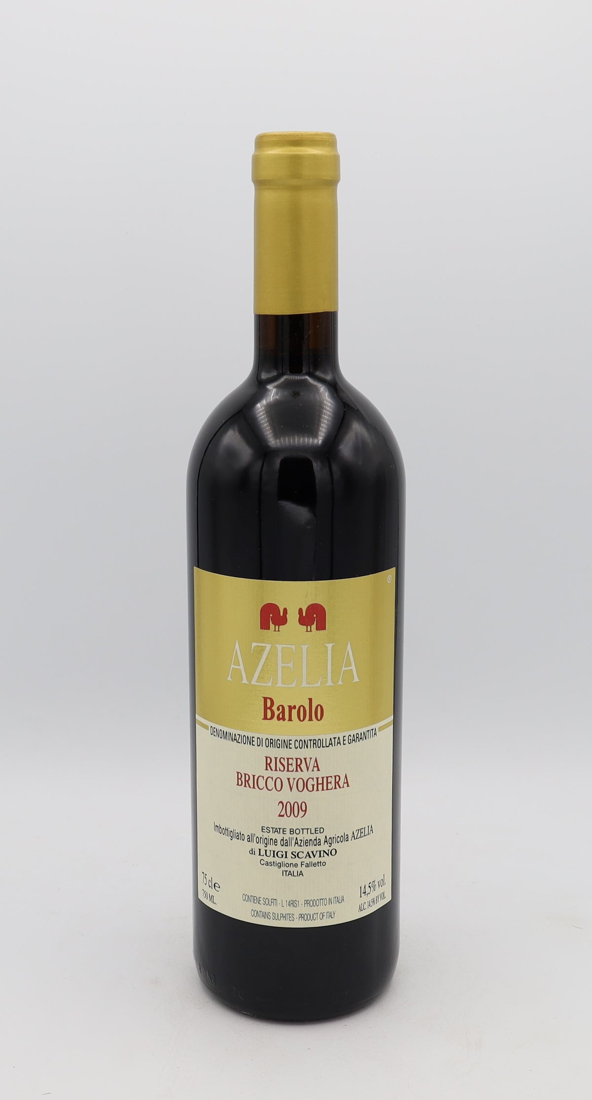 Azelia Bricco Voghera Riserva 2009 Barolo Piemonte DOCG – premium Italian red wine with rich, complex flavors and elegant structure.