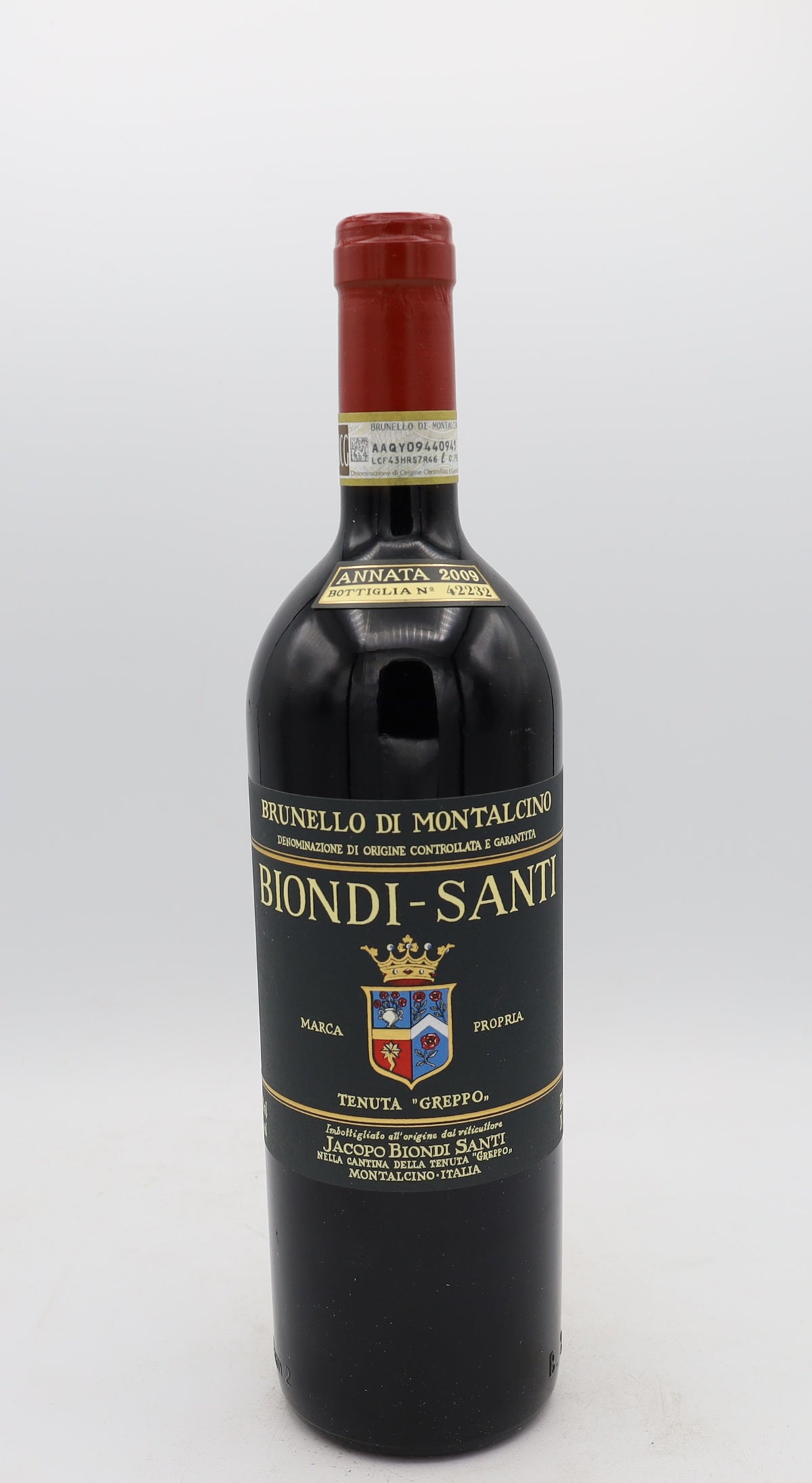 Biondi-Santi Brunello di Montalcino Tenuta Greppo 2009 DOCG from Tuscany Italy