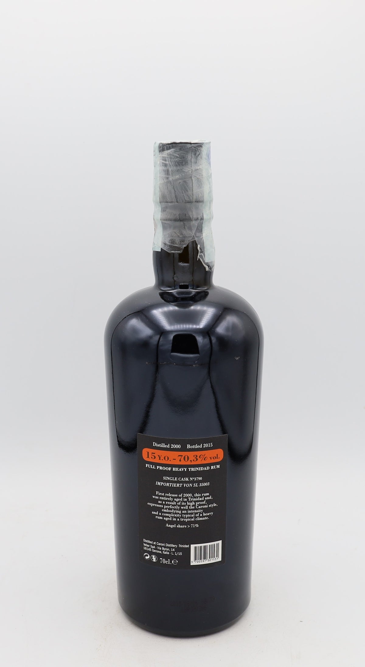 Caroni Rum 15YO Single Cask N3790 – Paul Ullrich AG, rare collectible rum for connoisseurs, Reserved Treasures Club edition