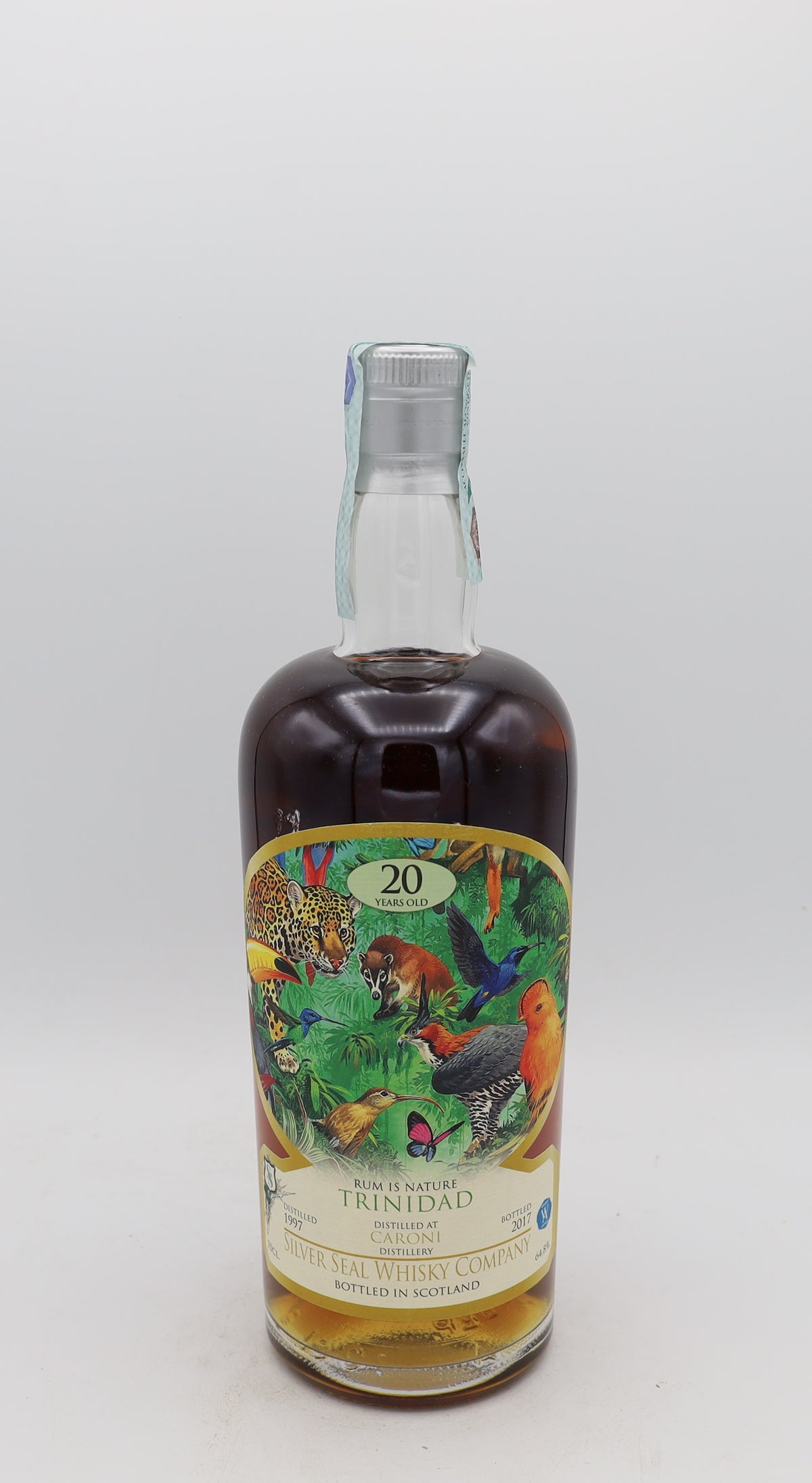 Caroni 20-Year-Old Trinidad Rum – vintage 1997 limited edition, premium Silver Seal rum