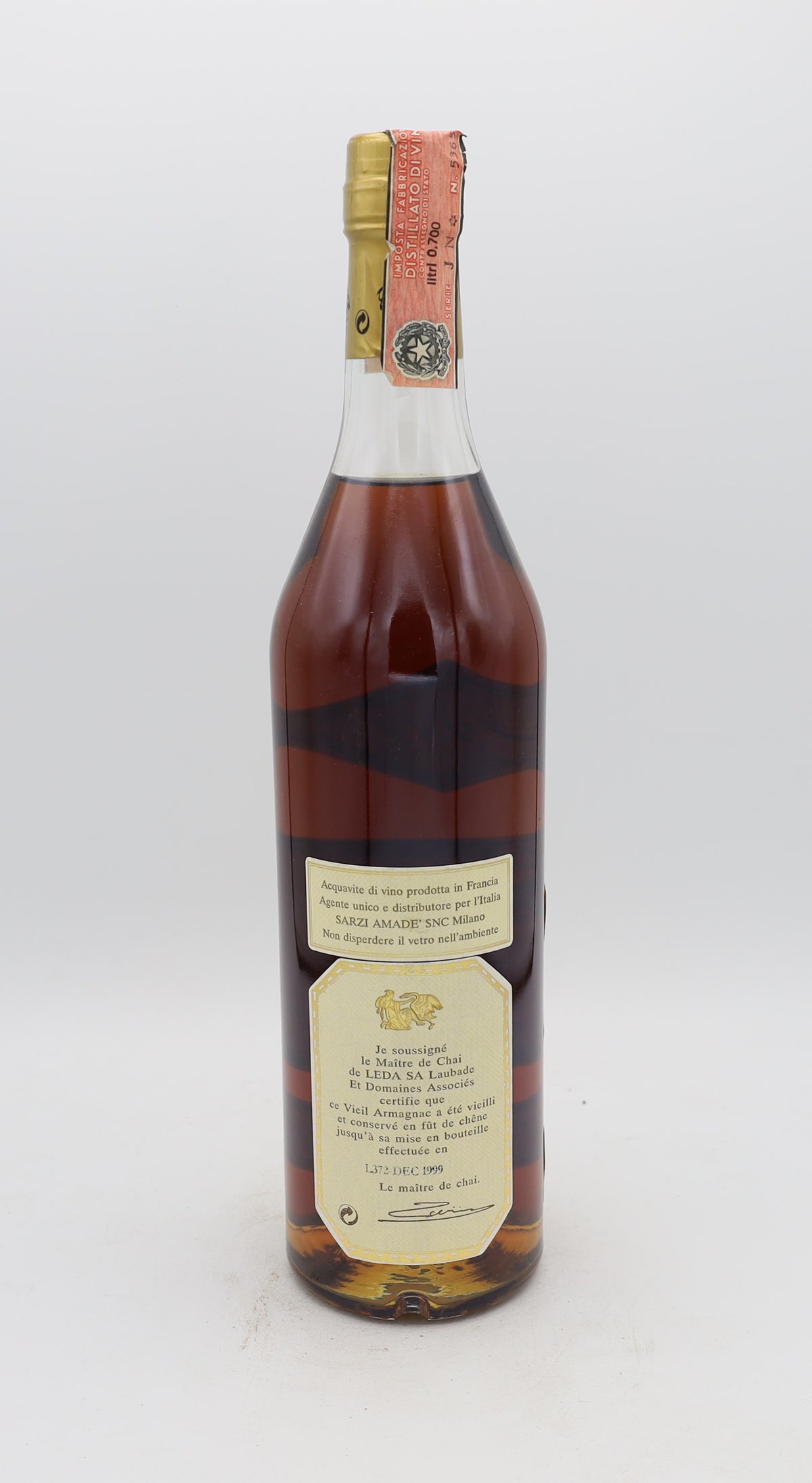 Château de Laubade Bas-Armagnac Vintage 1981, Reserved Treasures Club edition – rare vintage brandy with rich, complex flavors, perfect for collectors.