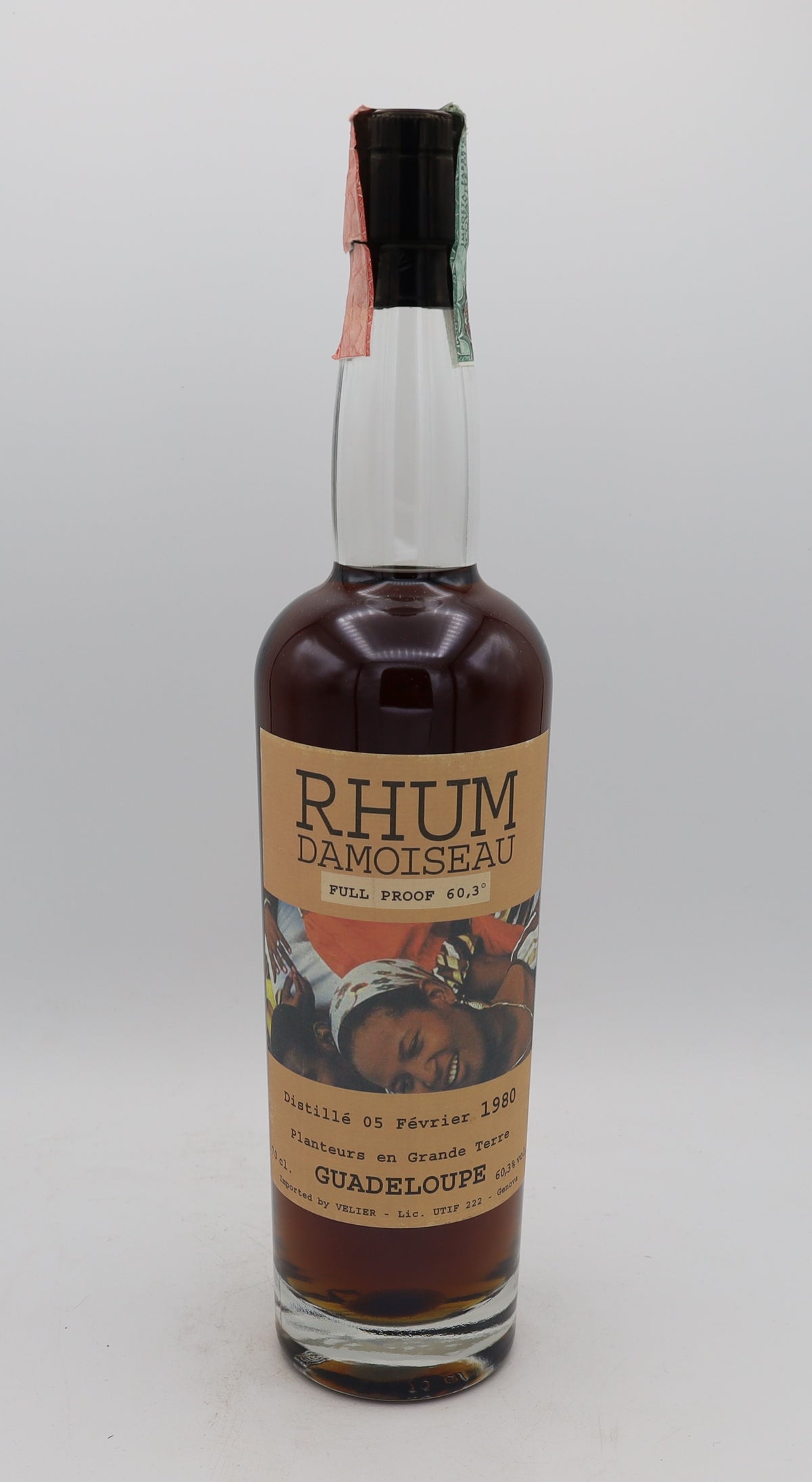 A Damoiseau Rum Guadeloupe Millésime 1980, Reserved Treasures Club edition, presented in a collector’s box – rare vintage rum with rich, complex flavors
