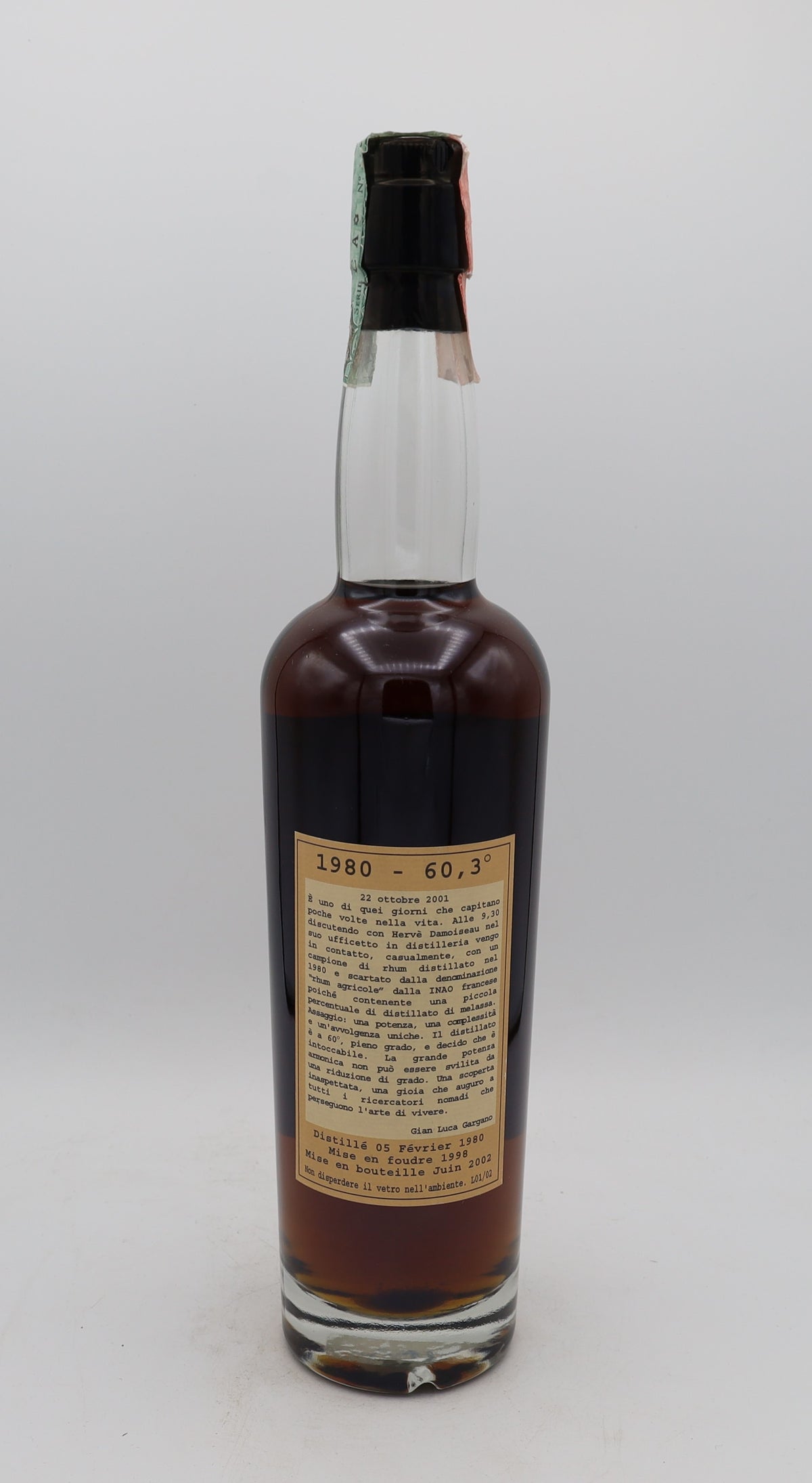 A Damoiseau Rum Guadeloupe Millésime 1980, Reserved Treasures Club edition, presented in a collector’s box – rare vintage rum with rich, complex flavors