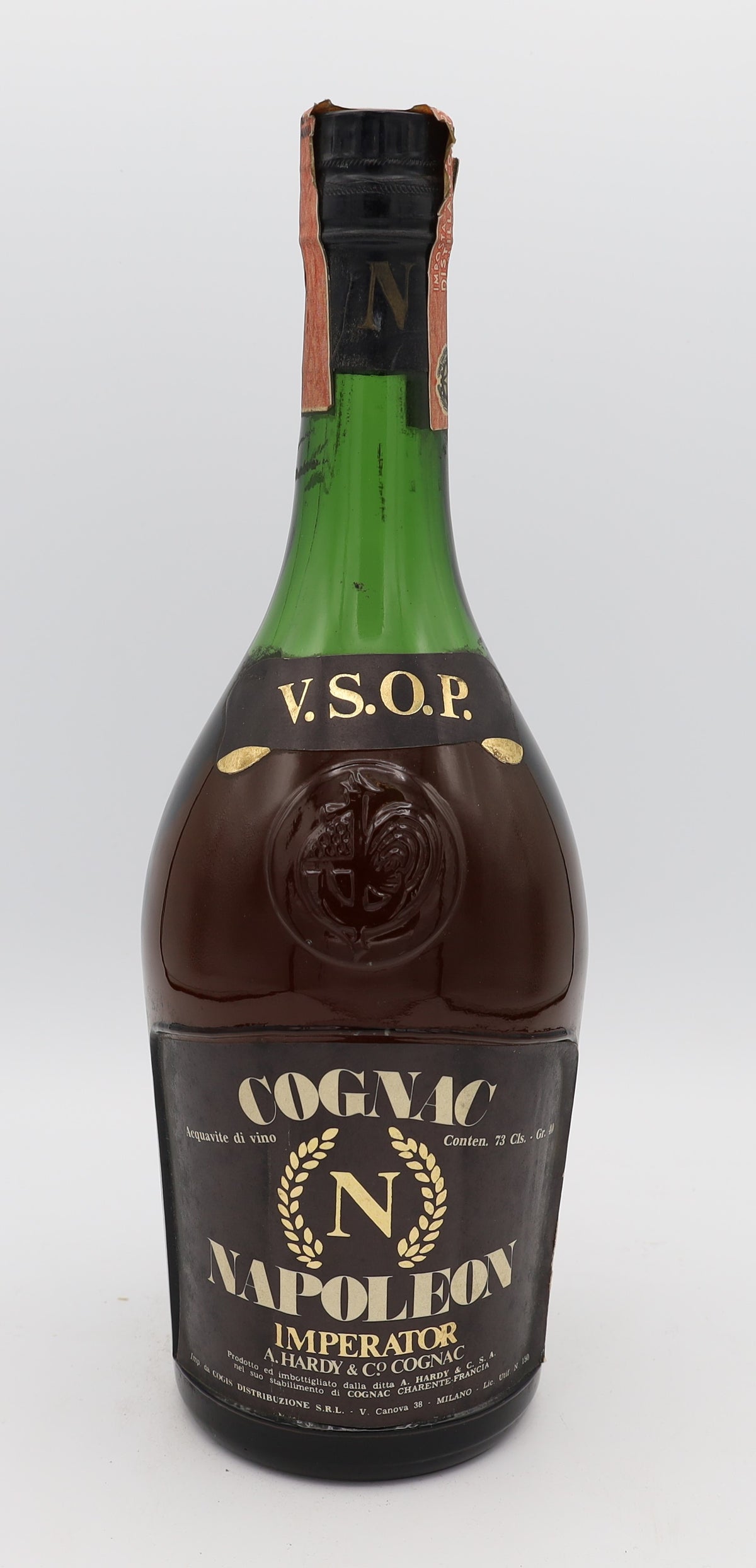 Hardy Cognac VSOP Fine Champagne Imperator Napoleon – premium French brandy crafted from Fine Champagne eaux-de-vie, aged for smoothness and complexity.