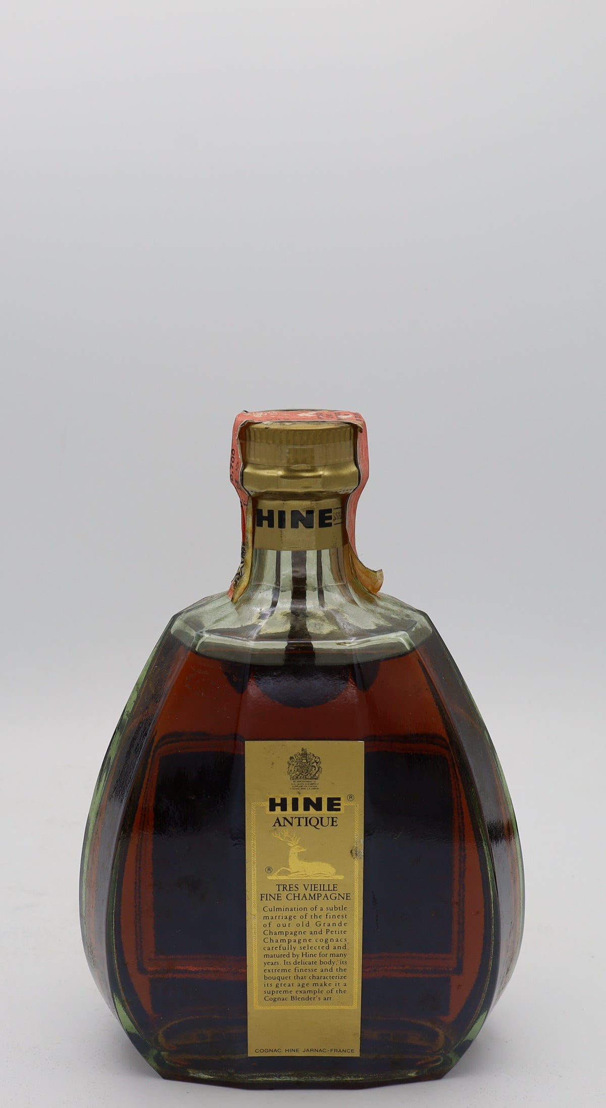 Hine Cognac Tres Vieille Fine Champagne 1980's