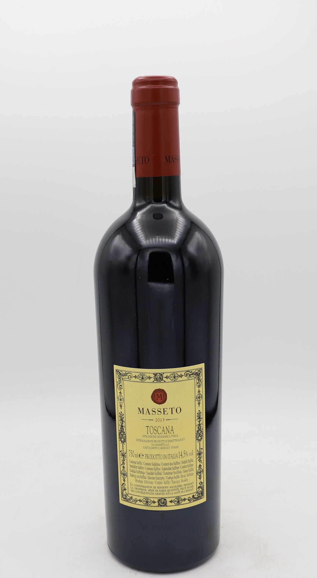 Masseto 2013 by Tenuta dell'Ornellaia, Toscana IGT Super Tuscan wine from Bolgheri Tuscany