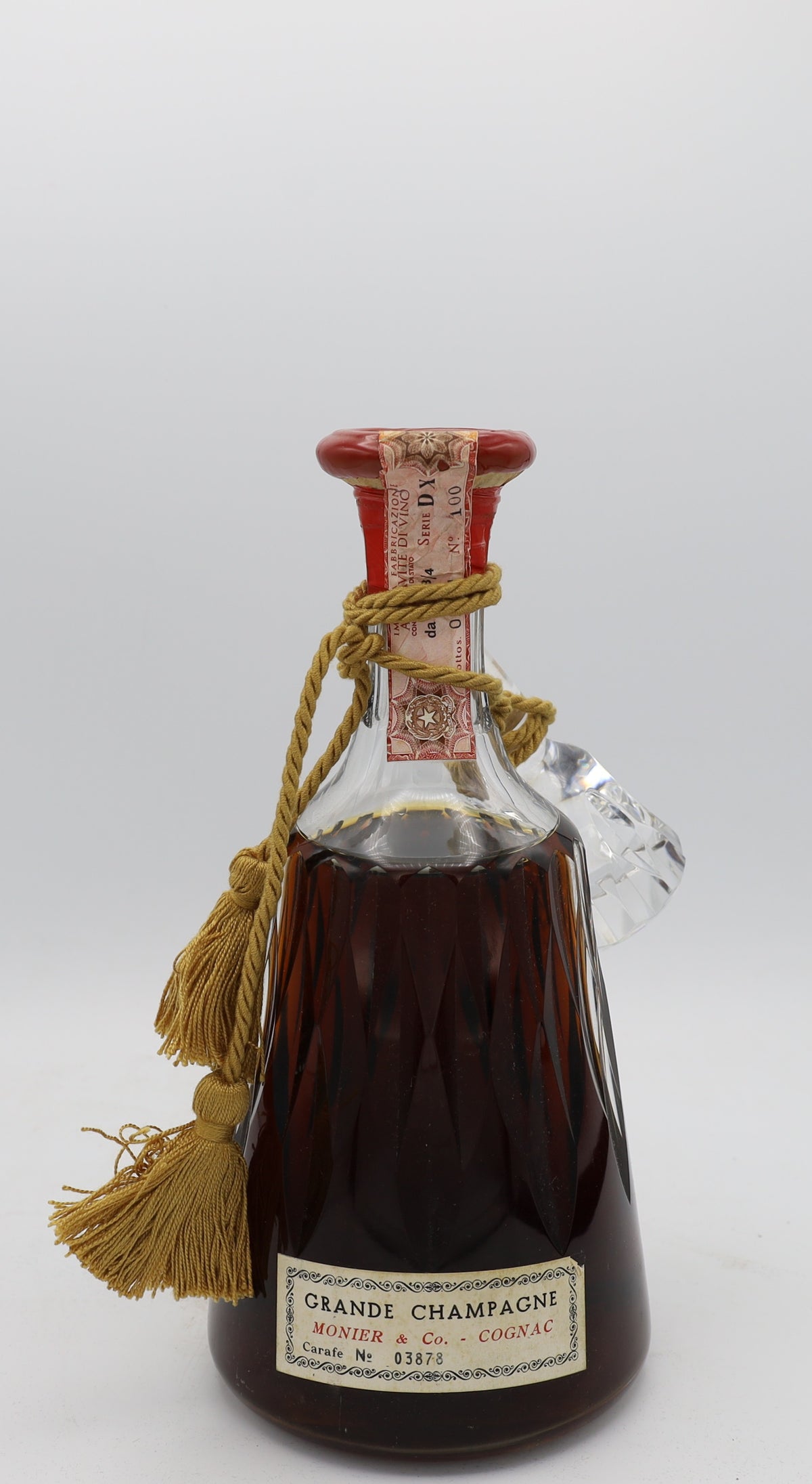 Monier Cognac Baccarat Crystal Vintage 1910 – decanter