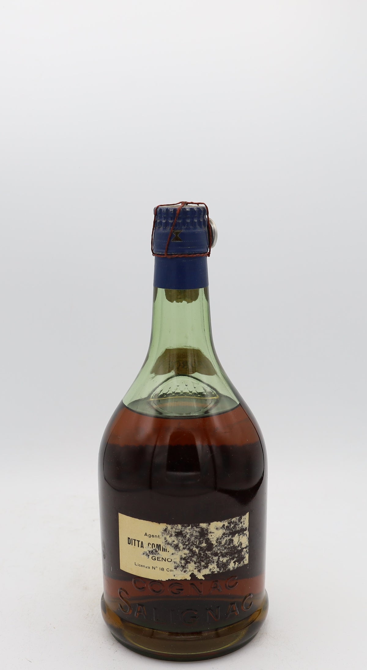Salignac Cognac Reserve George V 1960's – back label