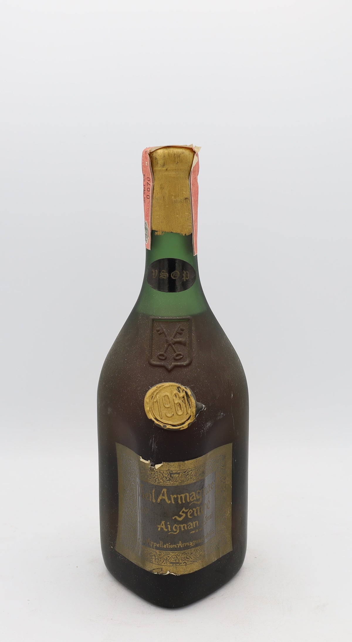Sempé Armagnac VSOP Vintage 1961 Aignan, Reserved Treasures Club edition – refined aged French brandy with balanced oak and fruit notes.