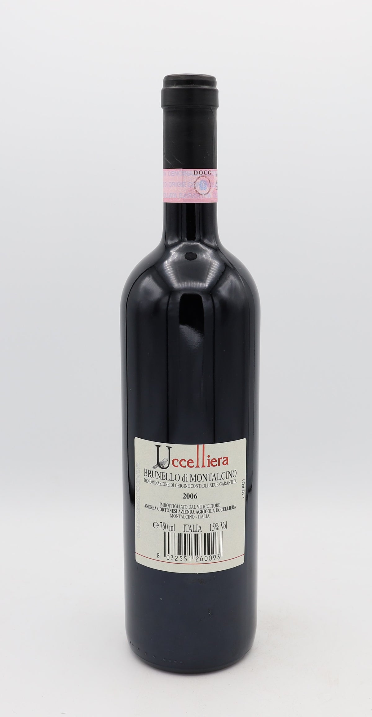 Uccelliera Brunello di Montalcino Vintage 2006 DOCG – premium Italian red wine with rich, complex flavors and elegant structure.
