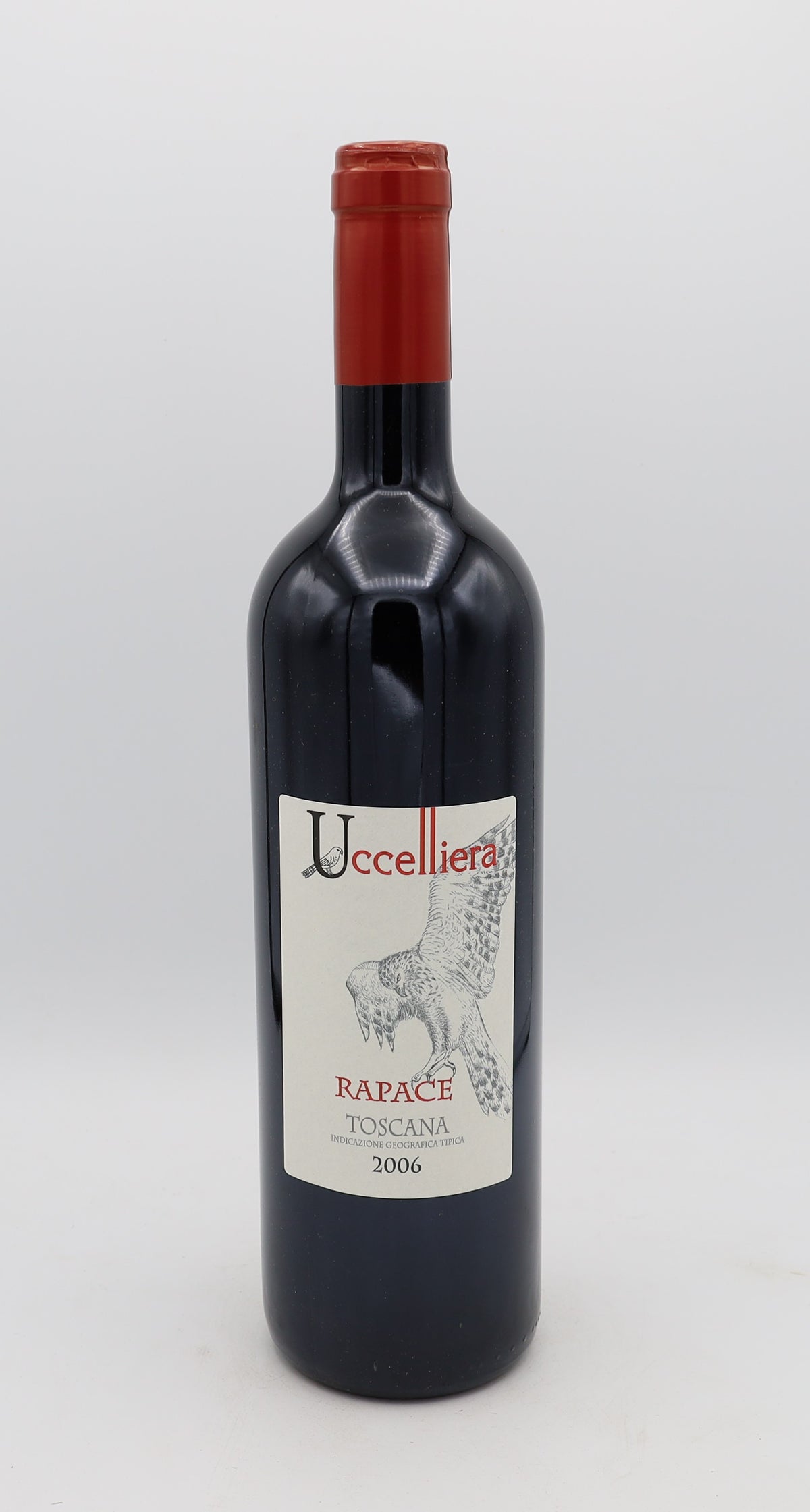 Uccelliera Rapace Toscana IGT Vintage 2006 – premium Italian red wine with rich, complex flavors and refined structure.