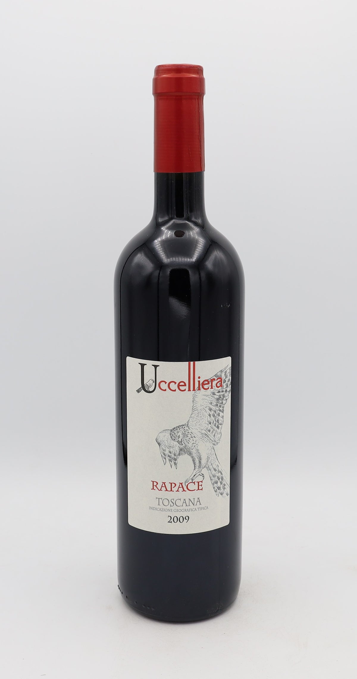 Uccelliera Rapace Toscana IGT Vintage 2009 – premium Italian red wine with rich, complex flavors and refined structure.